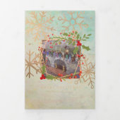 クリスマ来スが一度クリスチャンのカード 三つ折りカード (カバー)