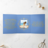 クリスマ来スが一度クリスチャンのカード 三つ折りカード (内部)