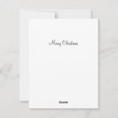 クリスマ犬 シーズンカード (裏面)