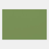 クリスマ絵を描ススパター模様レッドグリーンクリーム ラッピングペーパーシート (正面3)