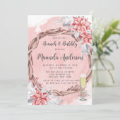 クリスマ絵を描ス・ポインセチア・ブランチ&バブリー 招待状 (スタンド正面)