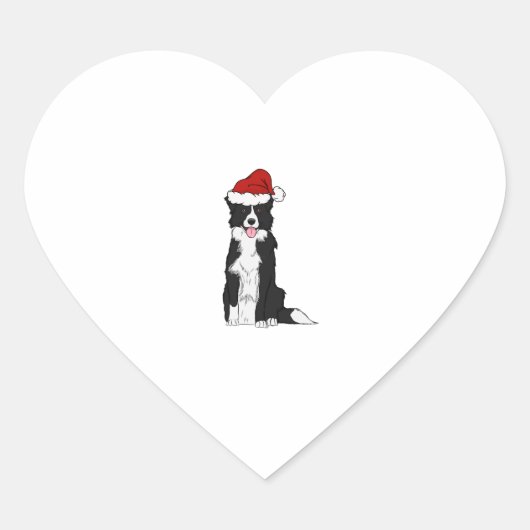 クリスマ縁どスコリン1 ハートシール (正面)