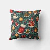 クリスマ クッション (裏面)