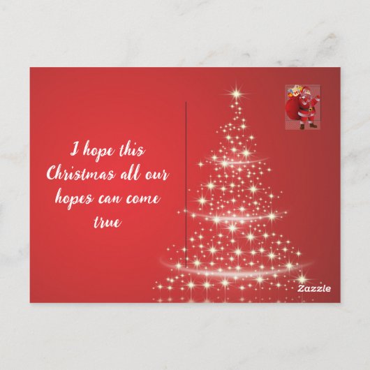 クリスマ ポストカード (裏面)