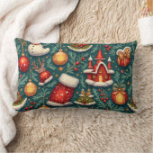 クリスマ ランバークッション (ブランケット)