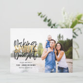 クリスミニマルマスタイポグラフィの金ゴールド シーズンカード (スタンド正面)