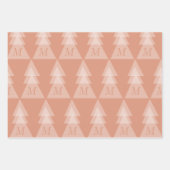 クリスミニマルマスツリー ラッピングペーパーシート (正面2)