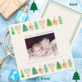 クリスムカフォトホリデーメッセージクリスマスカード シーズンカード