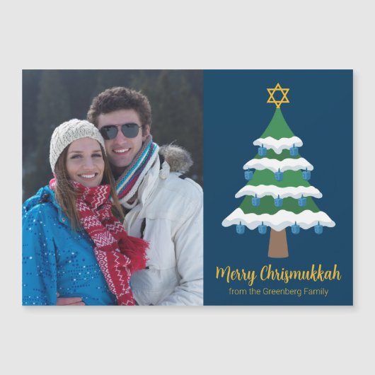 クリスムカメリーーのユダヤ人の休日の写真マグネットカード (正面)