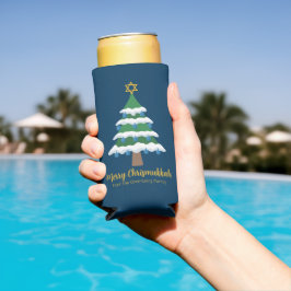 クリスムカメリーーキュートHanukkahクリスマスパーティー スリム缶クーラー