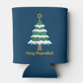 クリスムカメリーーキュートHanukkahクリスマスパーティー 缶クーラー (裏面)
