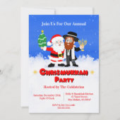 クリスムカメリーーサンタがラビパーティーに出会う 招待状 (正面)