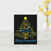 クリスムカメリーーハッピークリスマスハヌッカ2 カード (黄色い花)