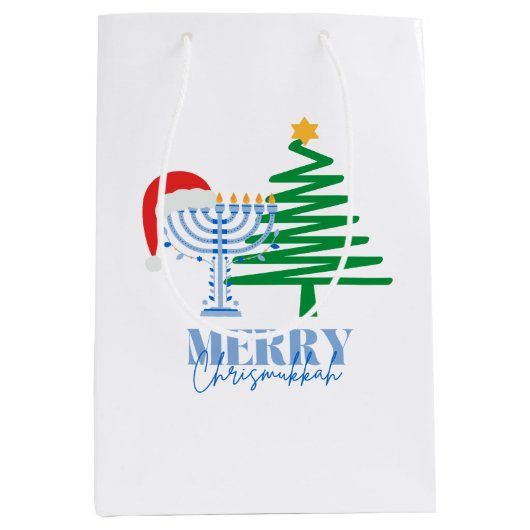 クリスムカメリーーホワイト抱き枕 ミディアムペーパーバッグ (正面)