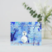 クリスムカメリーーユダヤ人クリスマスポストカードアート シーズンポストカード (スタンド正面)