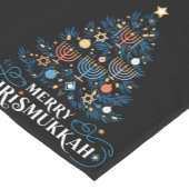 クリスムカメリーーユダヤ教ホリデーハヌカー ショートテーブルランナー (コーナー)