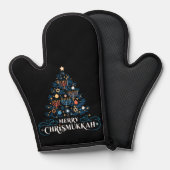 クリスムカメリーーユダヤ教ホリデーハヌカー 鍋つかみ (正面/裏面)