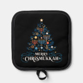 クリスムカメリーーユダヤ教ホリデーハヌカー 鍋敷き (正面)