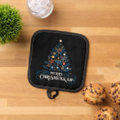 クリスムカメリーーユダヤ教ホリデーハヌカー 鍋敷き (トップダウン)