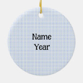 クリスムカ雪だるまクリスマスオーナメント セラミックオーナメント (裏面)