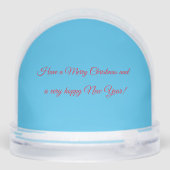 クリスムタスバニーラビットスノーグローブ (裏面)