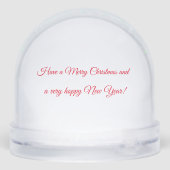 クリスムタスバニーラビットスノーグローブ (裏面)