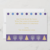 クリスムッカフォトシルバーカラフル金ゴールドストライプ シーズンカード (裏面)