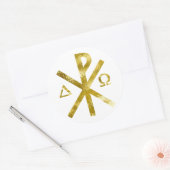 クリスメアルファオメガOr-2 ラウンドシール (封筒)