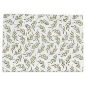 クリスメリースフェスティバルサイプレスパターンホリデー ラージペーパーバッグ (裏面)