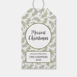 クリスメリースフェスティバルサイプレスホリデー ギフトタグ