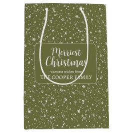 クリスメリースフェスティバルリースホリデー抱き枕 ミディアムペーパーバッグ