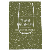 クリスメリースフェスティバルリースホリデー抱き枕 ミディアムペーパーバッグ (裏面)