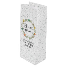 クリスメリースフェスティバルリースホリデー抱き枕 ワインギフトバッグ