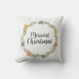 クリスメリースフェスティバルリースホリデー クッション