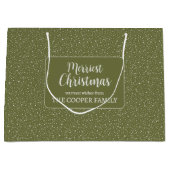 クリスメリースフェスティバルリースホリデー ラージペーパーバッグ (正面)