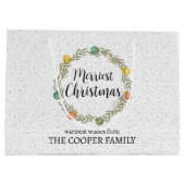 クリスメリースフェスティバルリースホリデー ラージペーパーバッグ (裏面)