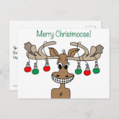 クリスメリートムースフェスティバルホリデーポストカード ポストカード (正面/裏面)