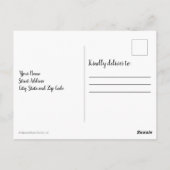 クリスメリートムースフェスティバルホリデーポストカード ポストカード (裏面)