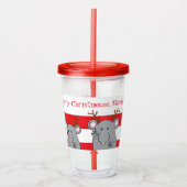 クリスメリーマウス アクリルタンブラー (正面)