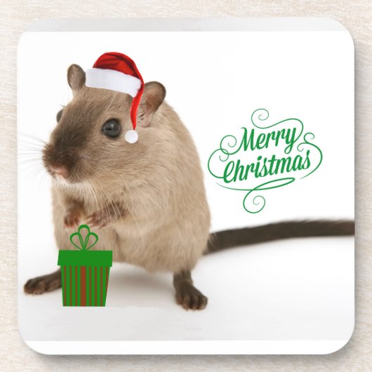 クリスメリーマウス コースター (正面)