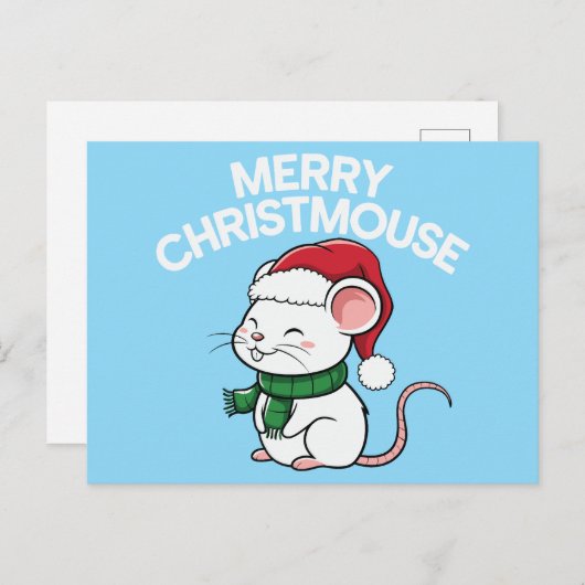 クリスメリーマウス シーズンポストカード (正面/裏面)