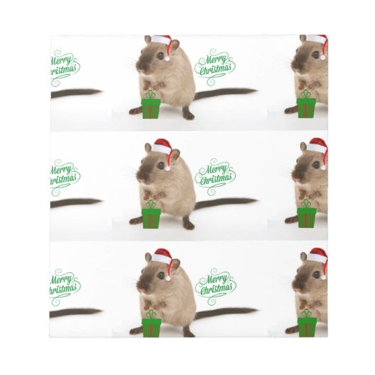 クリスメリーマウス ノートパッド (正面)