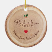 クリスメリーマスクサンタマスク&トイレ紙ウッド セラミックオーナメント (裏面)