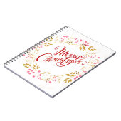 クリスメリーマスリース ノートブック (左側)