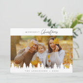 クリスメリーマス、家族写真ダウンロード可能 シーズンカード (スタンド正面)