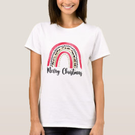 クリスメリーマピンクの虹 Tシャツ
