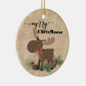 クリスメリームース セラミックオーナメント (右)
