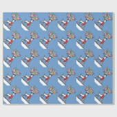 クリスメリームース ラッピングペーパー (フラット)