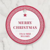 クリスモダンスエレガントスタイリッシュマス・メアンダー フェイバータグ (正面)