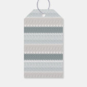 クリスモダンスブルー素朴アーストーン離れ ギフトタグ (裏面)
